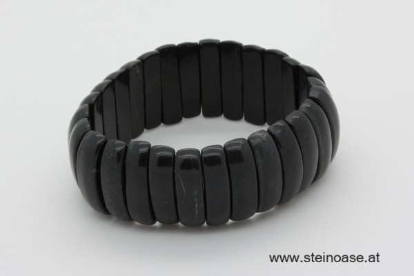 Armband Onyx 'breit'